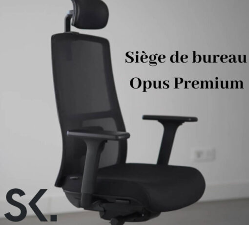 Investissez dans votre confort et votre productivité avec notre fauteuil de bureau ergonomique Opus Premium. Sa conception ergonomique avancée et ses matériaux de haute qualité en font une solution idéale pour vos besoins au quotidien.