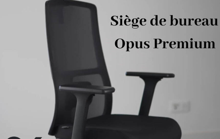 Investissez dans votre confort et votre productivité avec notre fauteuil de bureau ergonomique Opus Premium. Sa conception ergonomique avancée et ses matériaux de haute qualité en font une solution idéale pour vos besoins au quotidien.