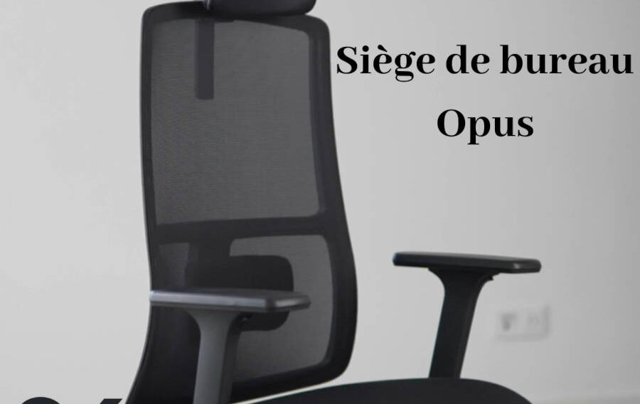 Investissez dans la qualité avec notre fauteuil de bureau ergonomique Opus. Conçu pour répondre aux exigences modernes, il combine durabilité, confort et style pour votre satisfaction quotidienne.