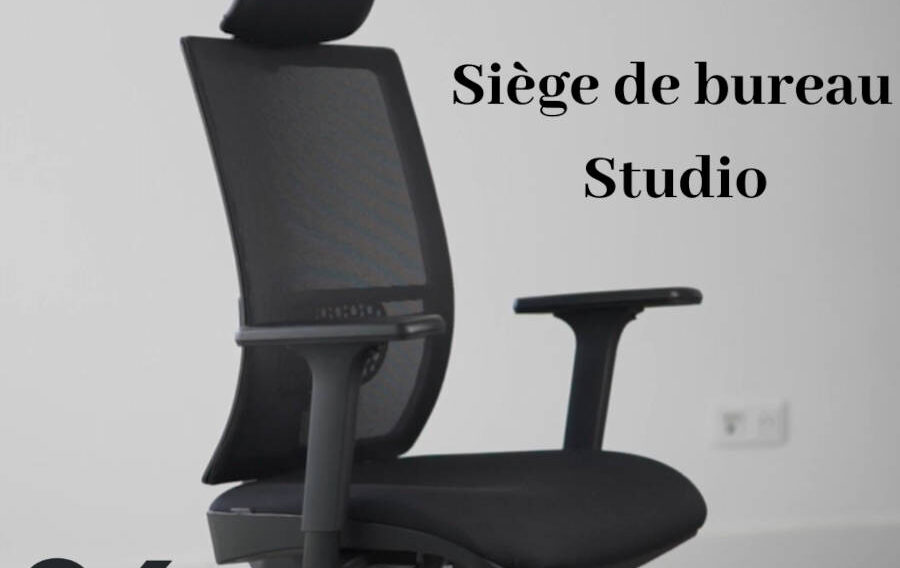 Investissez dans votre confort avec notre siège de bureau Studio ergonomique. Adapté à une utilisation quotidienne, il combine style contemporain et fonctionnalités ergonomiques avancées.